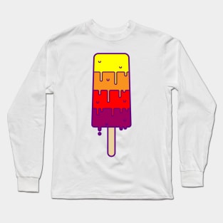 Dripping Ice Lolly / Popsicle Long Sleeve T-Shirt